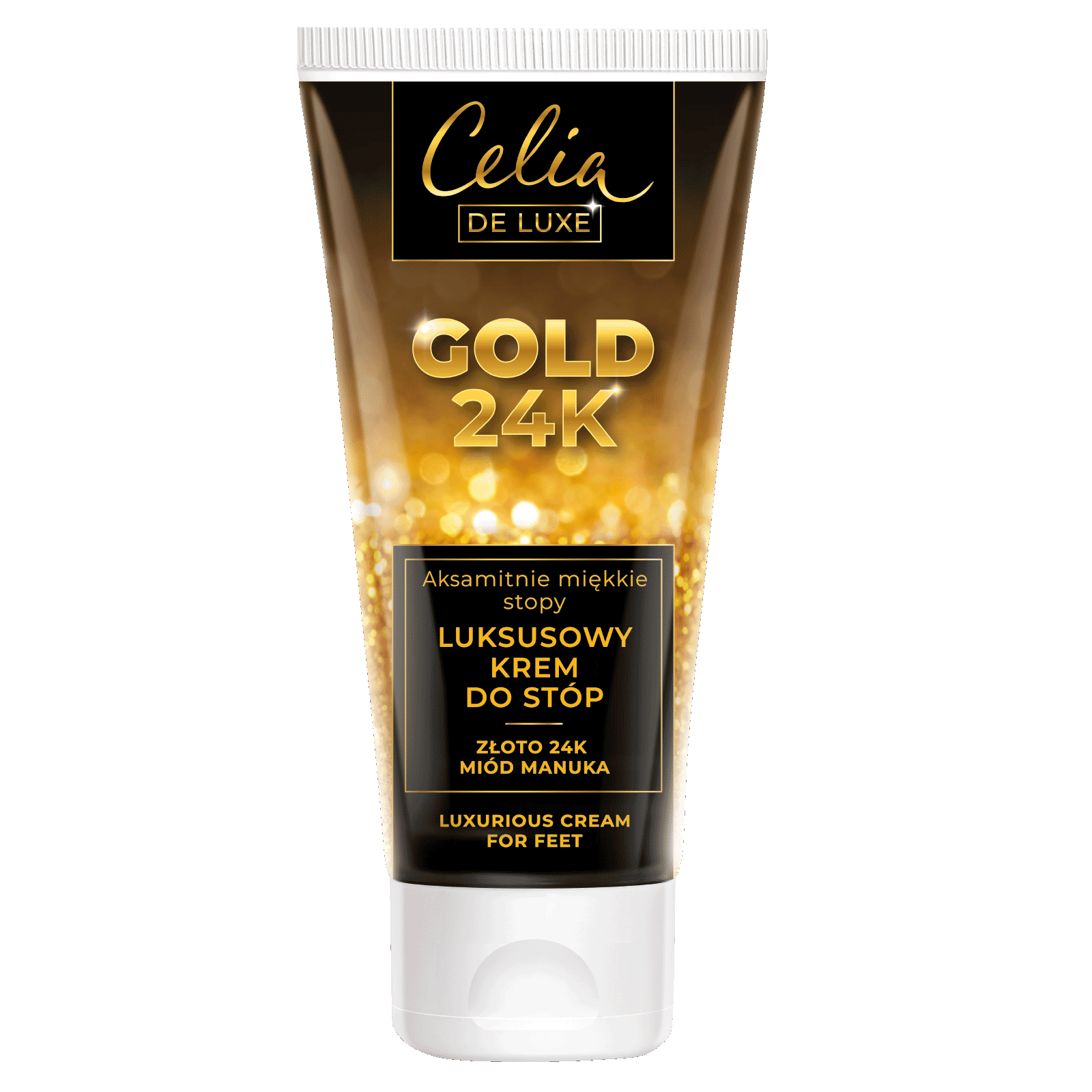 CELIA GOLD 24K Luksusowy krem do stóp   80 ML