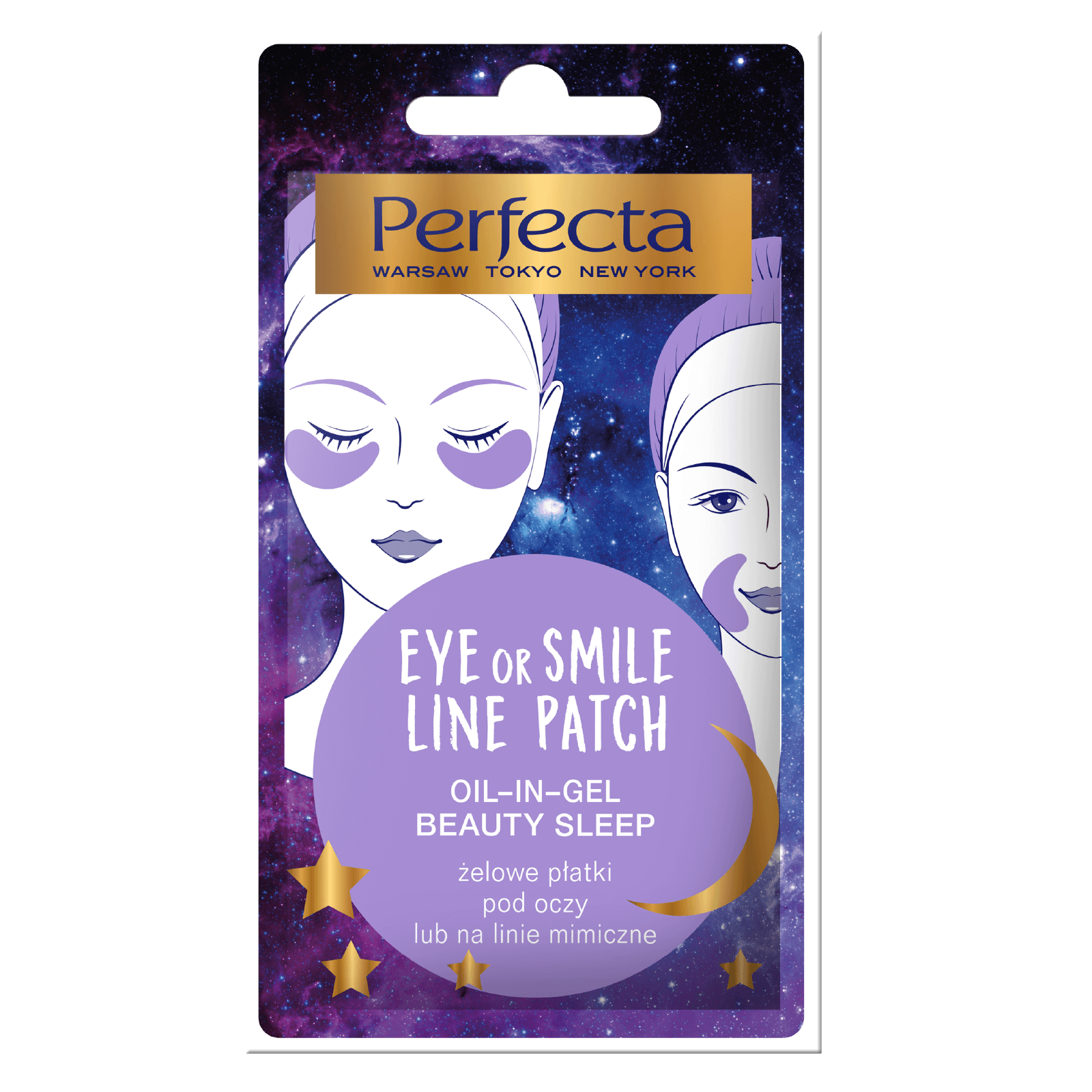 PERFECTA EYE PATCH BEAUTY SLEEP ŻELOWE PŁATKI POD OCZY LUB NA LINIE MIMICZNE 1 szt.