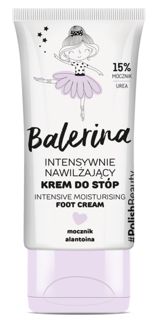 BALERINA  INTENSYWNIE NAWILŻAJĄCY KREM DO STÓP  50 ml  PL/GB