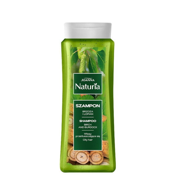 NATURIA Szampon z brzozą i łopianem   500ml