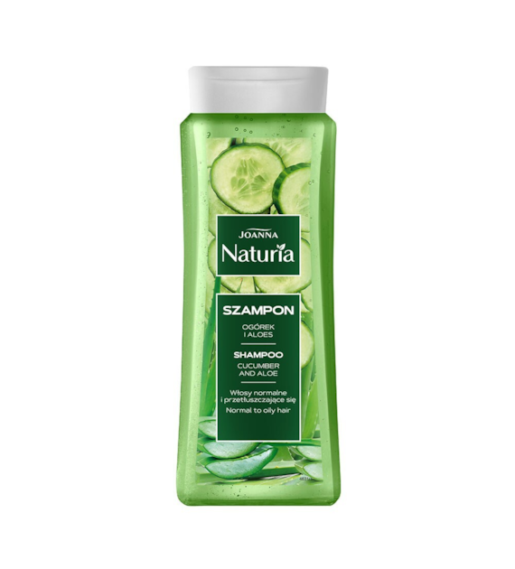 NATURIA Szampon z ogórkiem i aloesem   500ml