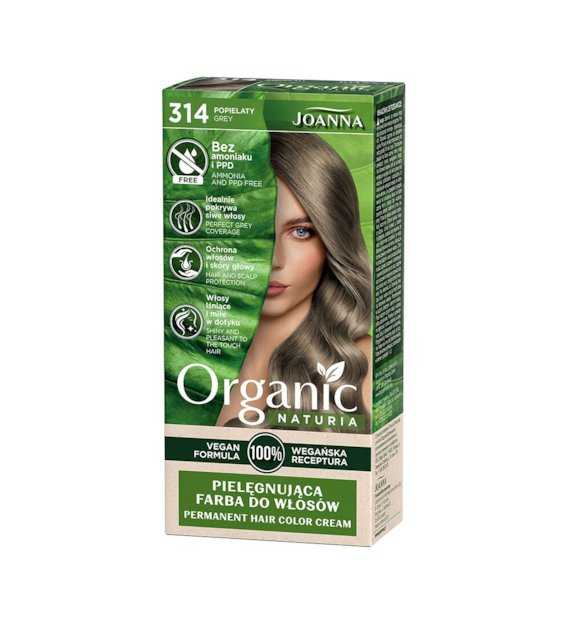 NATURIA ORGANIC Vegan Farba Popielaty 314