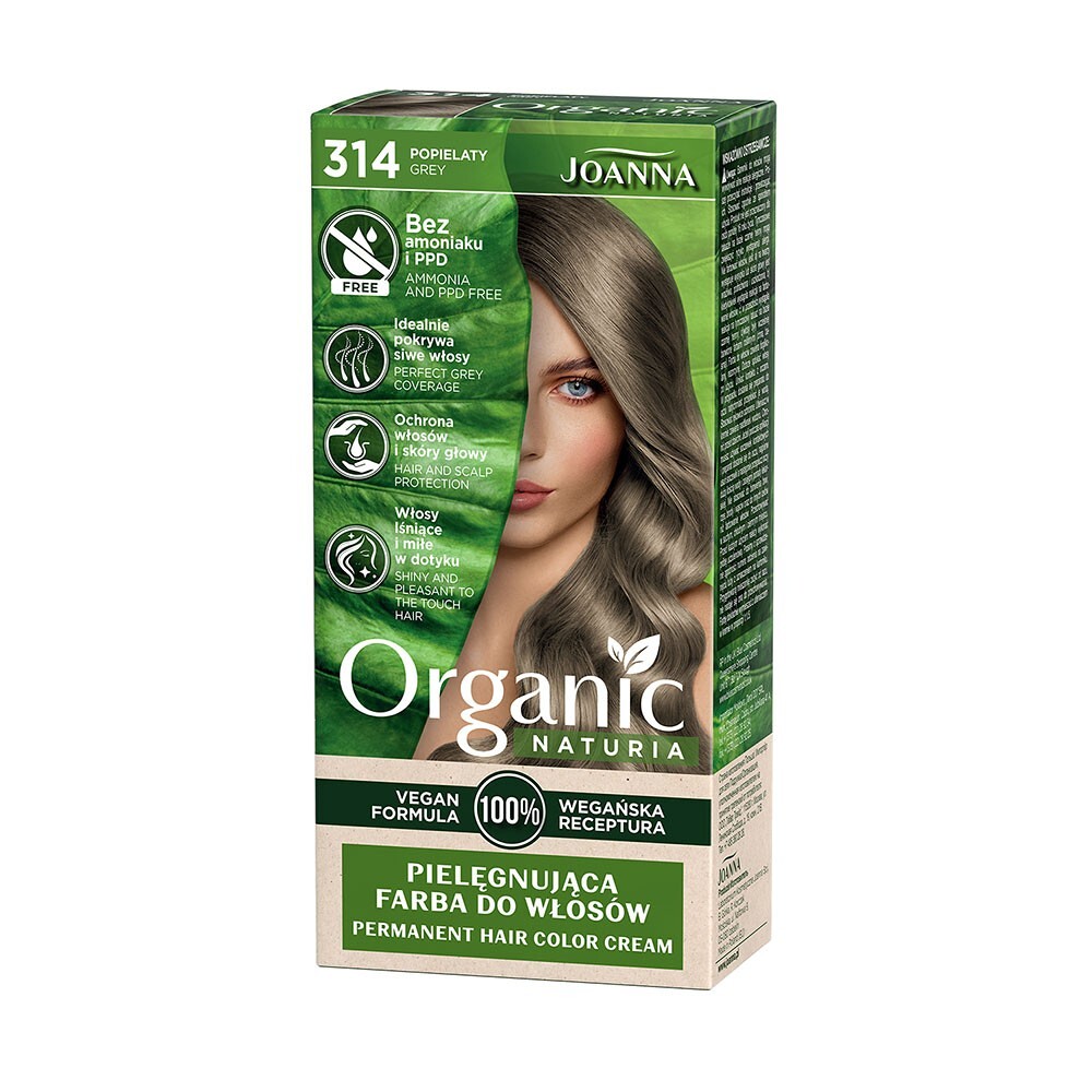 NATURIA ORGANIC Vegan Farba Popielaty 314