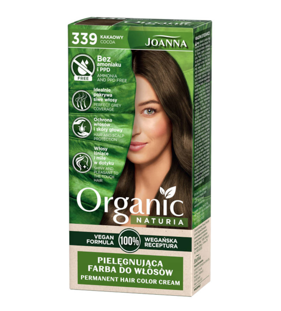 NATURIA ORGANIC Vegan Farba Kakaowy 339