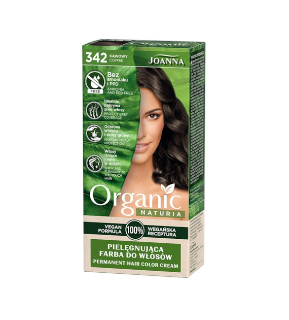 NATURIA ORGANIC Vegan Farba Kawowy 342