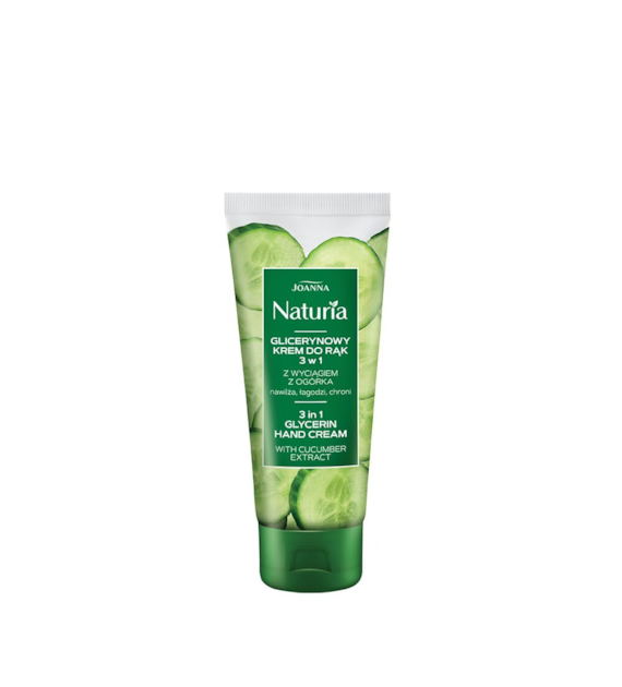 NATURIA Glicerynowy krem do rąk Ogórek 100g