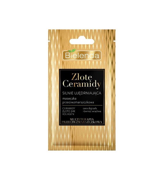 ZŁOTE CERAMIDY Silnie ujędrniająca maseczka przeciwzmarszczkowa, 8 g