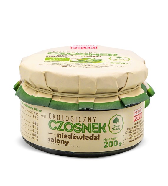 Czosnek niedźwiedzi solony EKO 200g