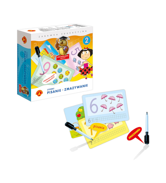 GRA  CYFERKI PISANIE - ZMAZYWANIE 2