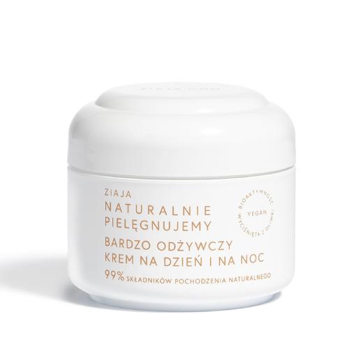ZIAJA NATURALNIE PIELĘGNUJEMY BARDZO ODŻYWCZY KREM NA DZIEŃ I NA NOC  50 ml