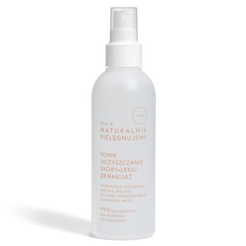 ZIAJA NATURALNIE PIELĘGNUJEMY TONIK OCZYSZCZANIE SKÓRY+LEKKI DEMAKIJAŻ  200 ml