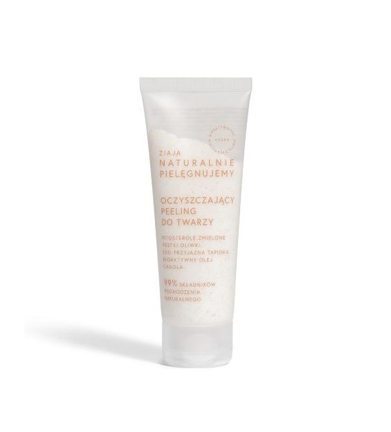 ZIAJA NATURALNIE PIELĘGNUJEMY OCZYSZCZAJĄCY PEELING DO TWARZY  70 ml