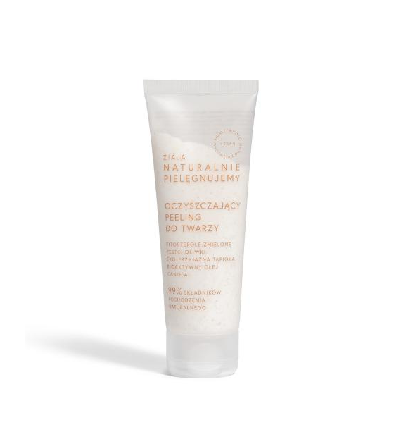 ZIAJA NATURALNIE PIELĘGNUJEMY OCZYSZCZAJĄCY PEELING DO TWARZY 70 ml