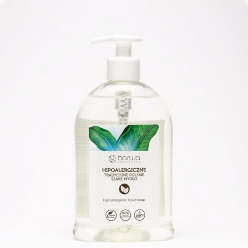 BARWA Hipoalergiczna Tradycyjne Polskie Szare Mydło w płynie - 500ml