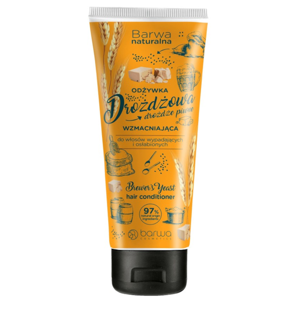 BARWA Naturalna Odżywka drożdżowa wzmacniająca do włosów osłabionych i wypadających 200ml