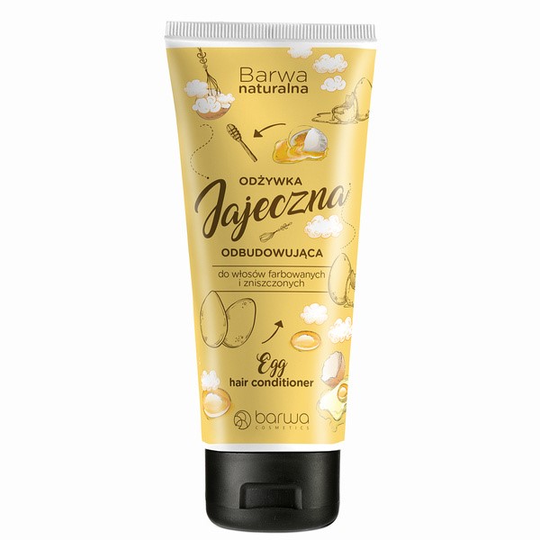 BARWA NATURALNA ODŻYWKA JAJECZNA W TUBIE 200ML
