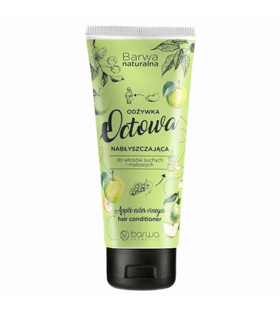 BARWA Naturalna Octowa Odżywka nabłyszczająca do włosów suchych i matowych 200ml