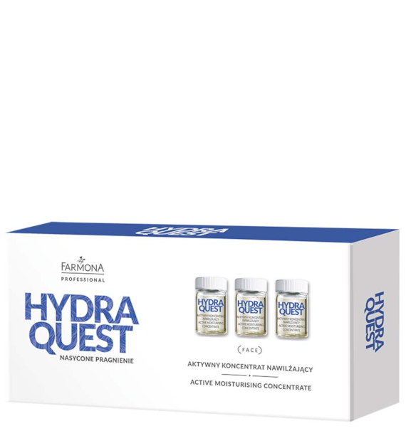 FARMONA PRO HYDRA QUEST Aktywny koncentrat nawilżający  10 x 5ml