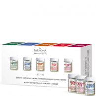 FARMONA PRO  Zestaw aktywnych koncentratów do pielęgnacji skóry (DERMAACNE+ x 2, HYDRA QUEST x 2, AMBER LAVI x 2, SKALPEL x 2, DERMACOS x 2)  10 x 5ml