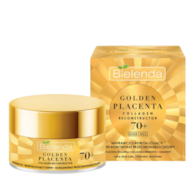 GOLDEN PLACENTA COLLAGEN RECONSTRUCTOR - Naprawczo - rewitalizujący krem - koncentrat  przeciwzmarszczkowy 70 +, dzień/ noc, 50 ml