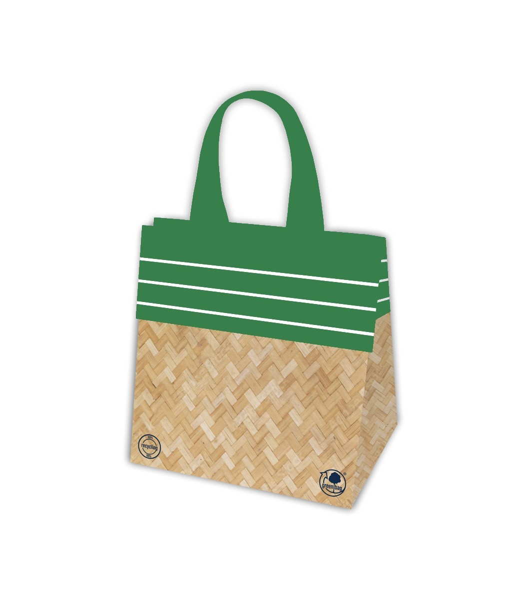 Torba PP tkany BAMBUS 34x34x22  /minimum 25 sztuk/