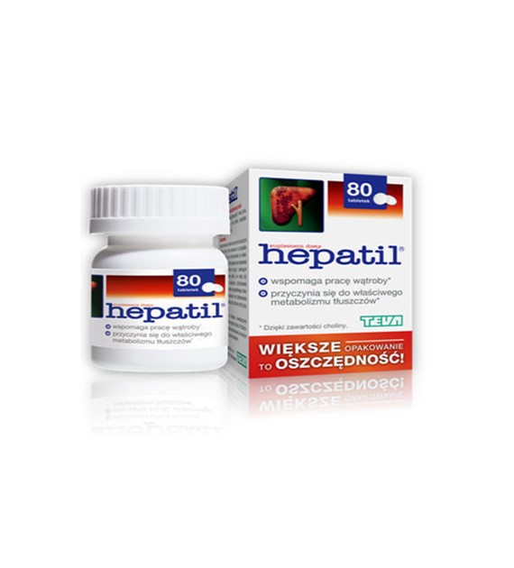 HEPATIL 80 tabletek