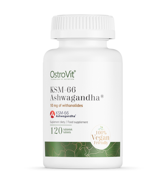 OstroVit KSM-66 Ashwagandha 120 tabletek, 80g