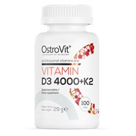 OstroVit VITAMIN D3 4000 IU + K2 VEGE 100 TABS