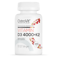 OstroVit VITAMIN D3 4000 IU + K2 VEGE 100 TABS