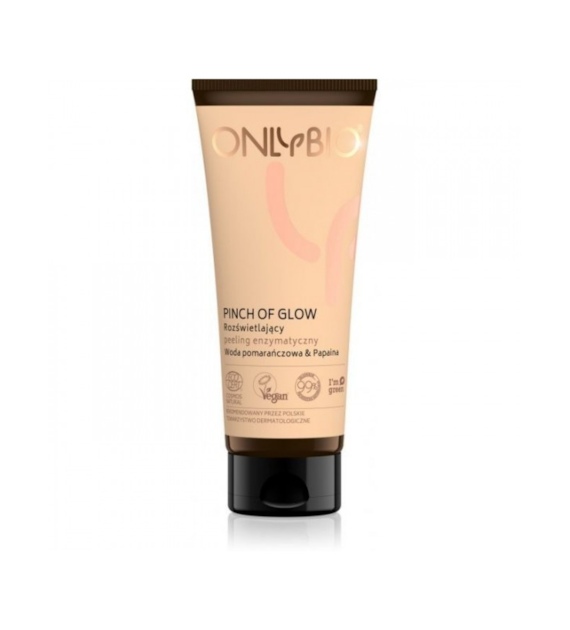 ONLYBIO Pinch Of Glow Rozświetlający peeling enzymatyczny TUBA 75 ml   -  SUPER CENA - KOŃCÓWKA SERII U PRODUCENTA