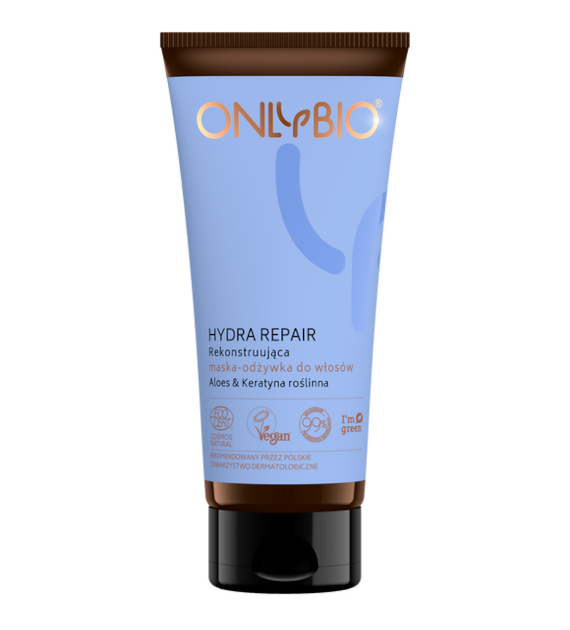 ONLYBIO Hydra Repair Rekonstruująca maska-odżywka do włosów TUBA 200 ml   -  SUPER CENA - KOŃCÓWKA SERII U PRODUCENTA