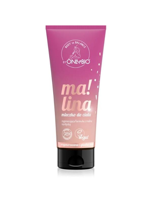 ONLYBIO  Body in Balance mleczko do ciała malinowe   200ml  - PL