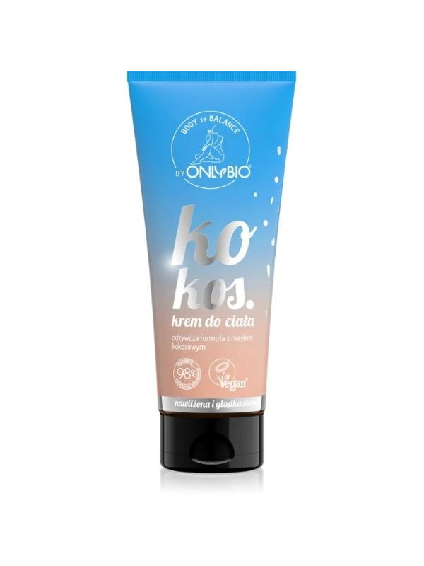 ONLYBIO  Body in Balance Krem do ciała kokosowy    200ml  - PL