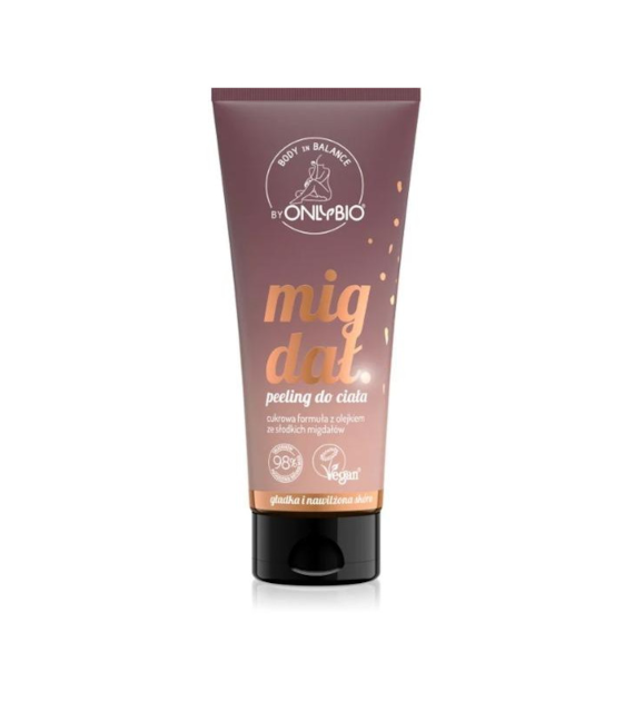 OnlyBio Body in Balance Peeling do ciała migdałowy  200 ml -  SUPER CENA - KOŃCÓWKA SERII U PRODUCENTA
