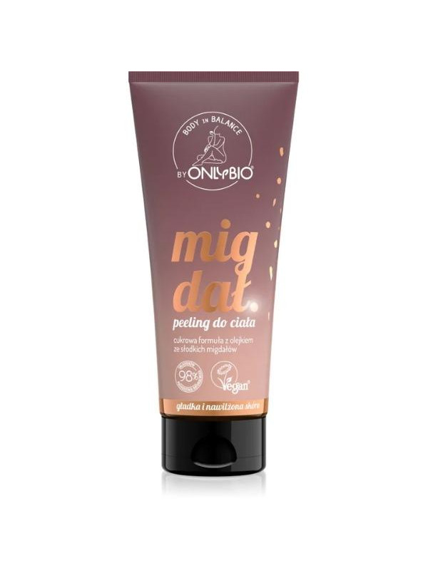 ONLYBIO  Body in Balance Peeling do ciała migdałowy   200ml  - PL
