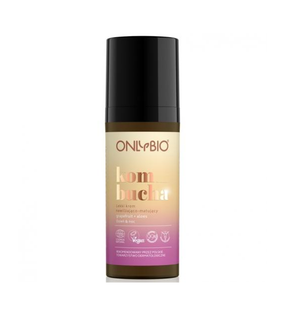 OnlyBio  Kombucha Lekki krem do twarzy nawilżająco-matujący   50 ml -  SUPER CENA - KOŃCÓWKA SERII U PRODUCENTA