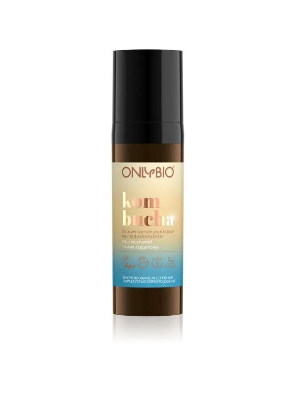 ONLYBIO Kombucha Żelowe serum punktowe na niedoskonałości   15ml  - PL