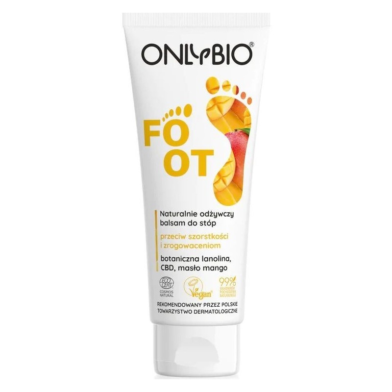 ONLYBIO  Foot Naturalnie odżywczy balsam do stóp   75ml  - PL