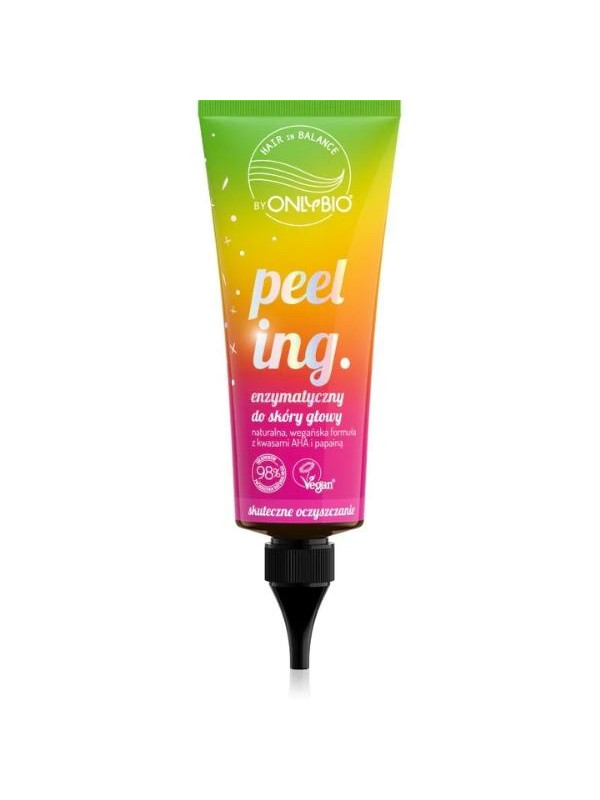 ONLYBIO HAIR in BALANCE BY ONLYBIO PEELING DO SKÓRY GŁOWY enzymatyczny    125ml  - PL
