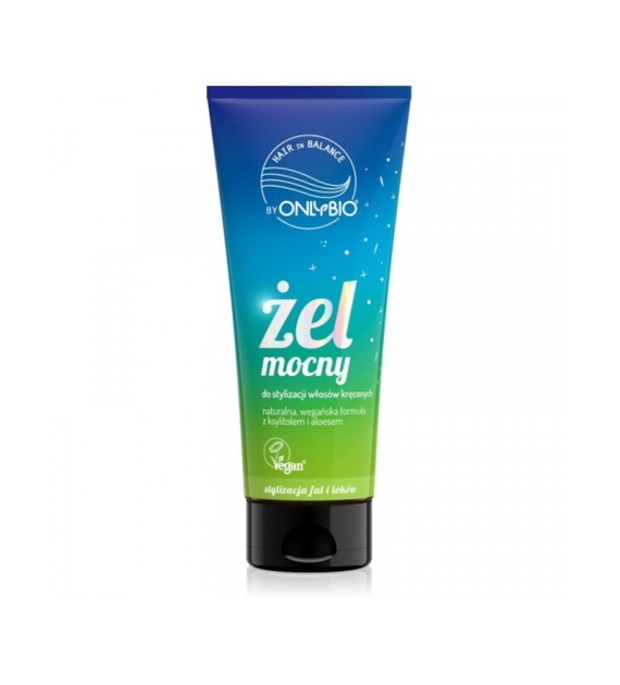 OnlyBio Hair in Balance by ONLYBIO Żel mocny do stylizacji włosów kręconych 200 ml -  PROMOCJA