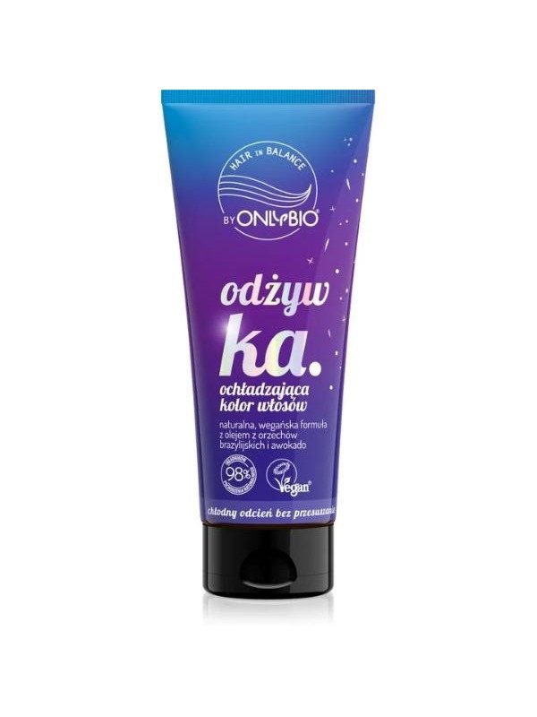 ONLYBIO Hair in Balance by ONLYBIO Odżywka ochładzająca kolor włosów  200ml  - PL
