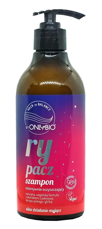 ONLYBIO  Hair in Balance by ONLYBIO Rypacz Szampon intensywnie oczyszczający