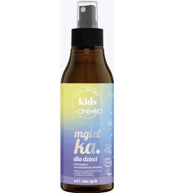 OnlyBio Hair in Balance Kids by ONLYBIO Mgiełka dla dzieci ułatwiająca rozczesywanie włosów 150 ml -  PROMOCJA