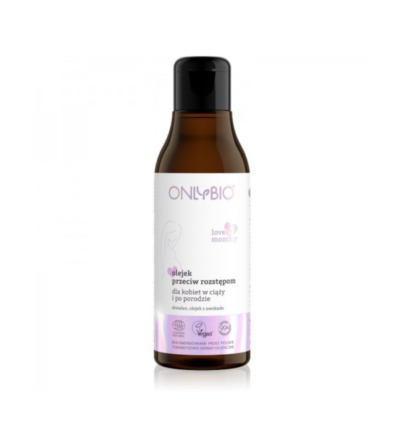 OnlyBio Lovely Mommy Olejek przeciw rozstępom 150 ml -  SUPER CENA - KOŃCÓWKA SERII U PRODUCENTA