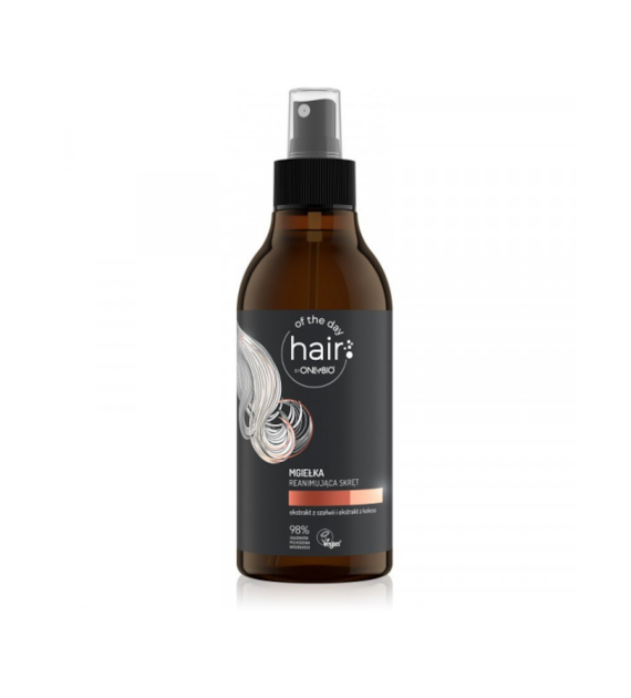 OnlyBio Hair of the day by ONLYBIO Mgiełka reanimująca skręt 300ml 300 ml -  SUPER CENA - KOŃCÓWKA SERII U PRODUCENTA