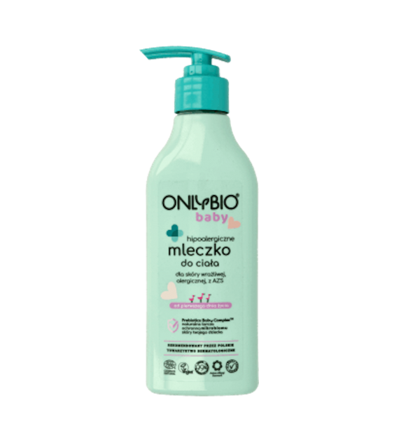 OnlyBio hipoalergiczne mleczko do ciała dla dzieci 300 ml