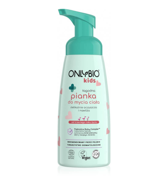 OnlyBio hipoalergiczna pianka do mycia ciała 300 ml -  SUPER CENA - KOŃCÓWKA SERII U PRODUCENTA