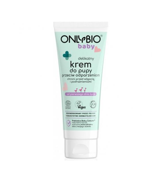 OnlyBio delikatny krem do pupy przeciw odparzeniom  50 ml -  SUPER CENA - KOŃCÓWKA SERII U PRODUCENTA