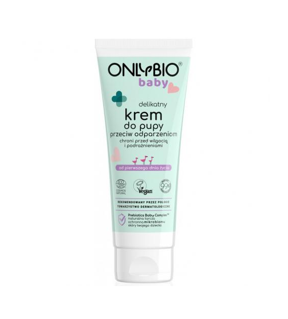 OnlyBio delikatny krem do pupy przeciw odparzeniom  50 ml -  SUPER CENA - KOŃCÓWKA SERII U PRODUCENTA