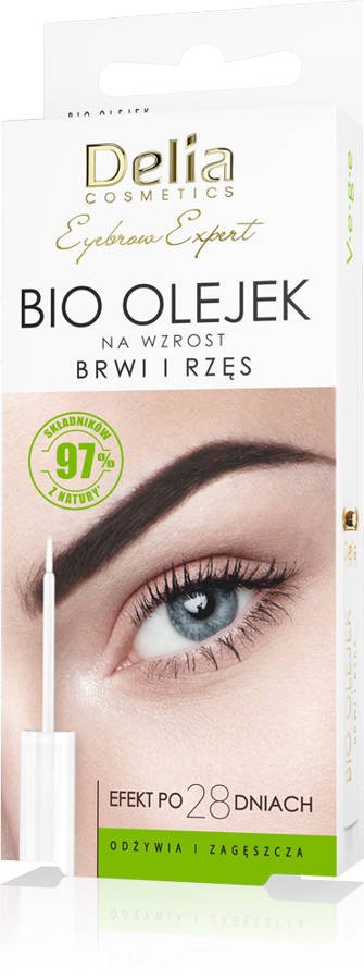 Delia Cosmetics Eyebrow Expert Bio Olejek na wzrost brwi i rzęs 1szt, 7ml PL/GB*
